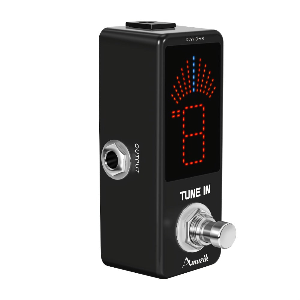 Guitar Tuner Pedal, Chromatic Guitar Tuner Pedal Fast And Accuate Tuner For High Precision + - 1 Cent With Pitch Indicator For Electric Guitar And Bass True Bypass, Note That The Power Supply Is Not Included. detail image - detail view 7