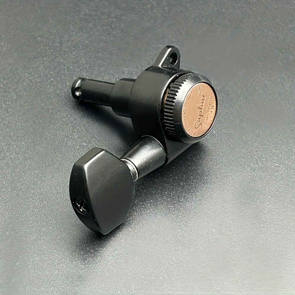 Guitar Tuning Peg Set, Silvery 3 Right, 6pcs, SAPHUE, Locking for Replacing Guitar Tuning detail image - detail view 10