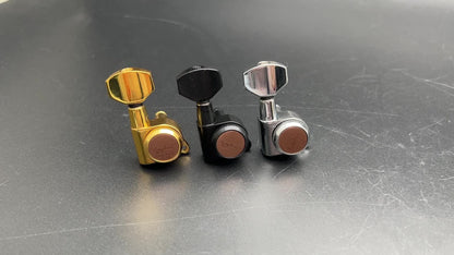 Guitar Tuning Peg Set, Silvery 3 Right, 6pcs, SAPHUE, Locking for Replacing Guitar Tuning detail image - detail view 15