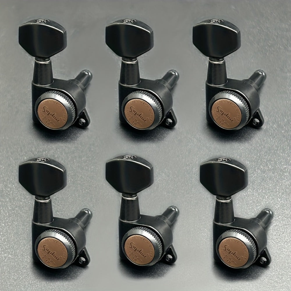 Guitar Tuning Peg Set, Silvery 3 Right, 6pcs, SAPHUE, Locking for Replacing Guitar Tuning detail image - detail view 17