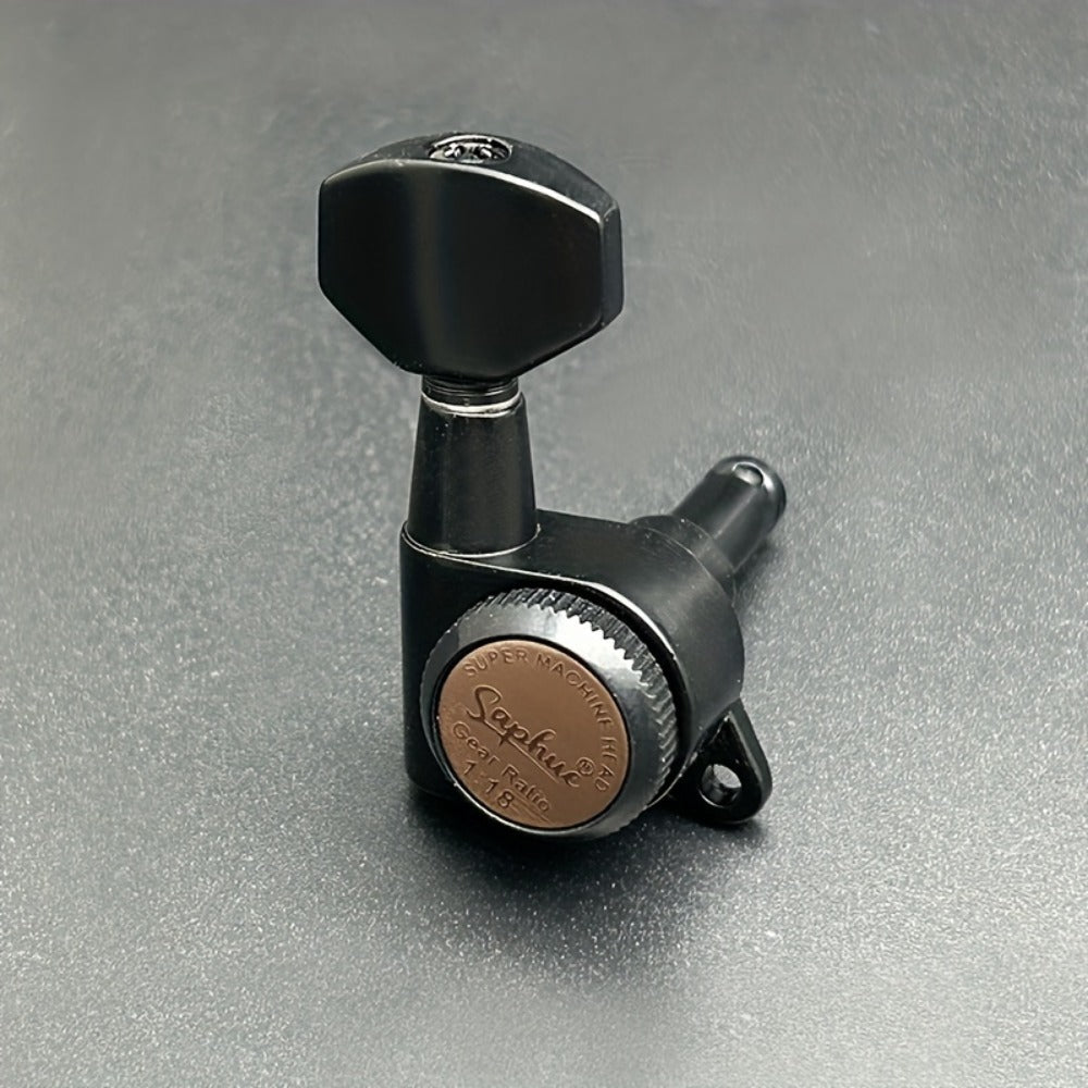 Guitar Tuning Peg Set, Silvery 3 Right, 6pcs, SAPHUE, Locking for Replacing Guitar Tuning detail image - detail view 20