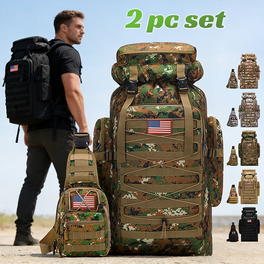 Gym Duffel Bag – 2 Pcs, 5 Colors, Large Capacity, for Travel – front view