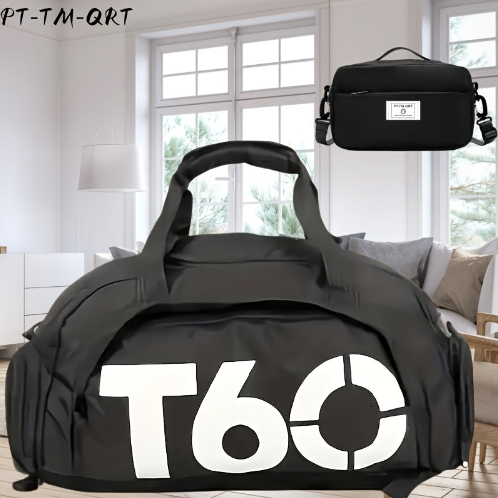 Gym Duffel Bag – 2 Piece, Nylon, Lightweight, Large Capacity – detail view 4