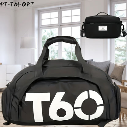 Gym Duffel Bag – 2 Piece, Nylon, Lightweight, Large Capacity – detail view 4