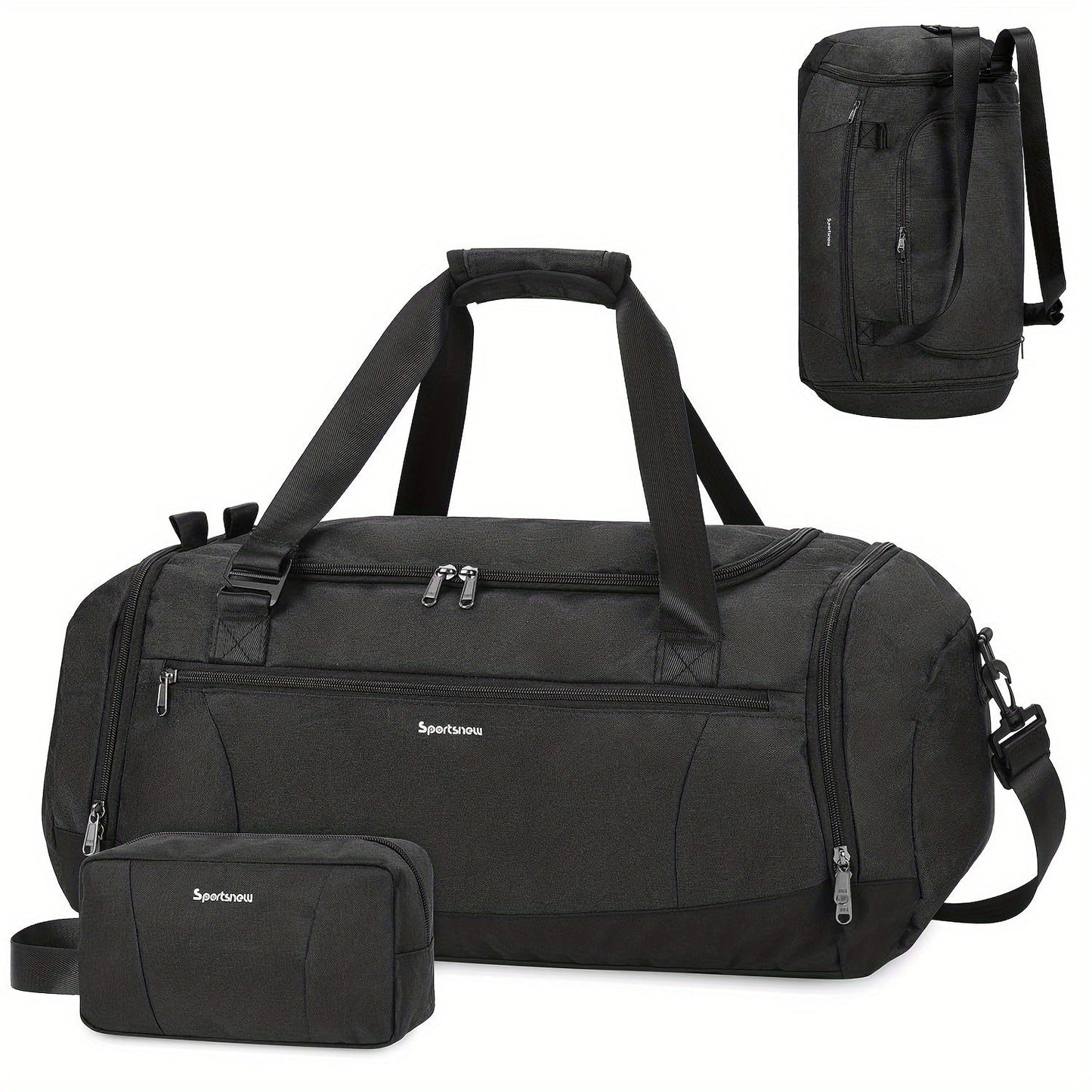 Gym Duffel Bag – 43L, 48L, Large Capacity, for Travel – front view - product view 24