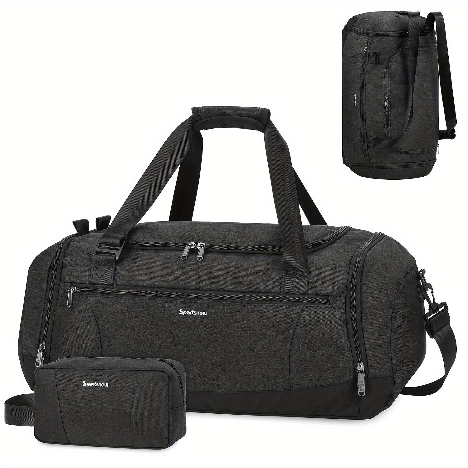 Gym Duffel Bag – 43L, 48L, Large Capacity, for Travel – front view - product view 24