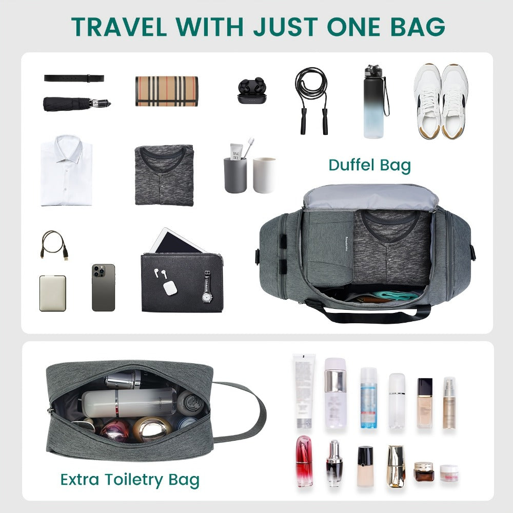 Gym Duffel Bag – 43L, 48L, Large Capacity, for Travel – detail view 18
