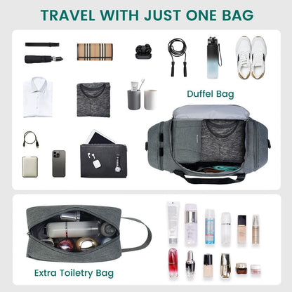 Gym Duffel Bag – 43L, 48L, Large Capacity, for Travel – detail view 18