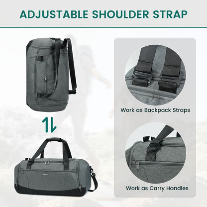 Gym Duffel Bag – 43L, 48L, Large Capacity, for Travel – detail view 19