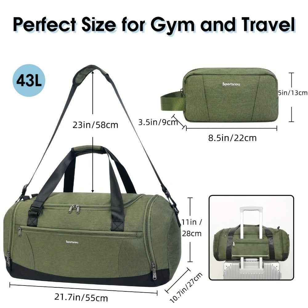 Gym Duffel Bag – 43L, 48L, Large Capacity, for Travel – detail view 8