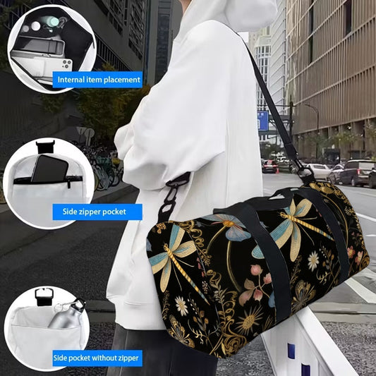 Gym Duffel Bag – Polyester, Large Capacity, Adjustable Strap, for Travel – detail view 2