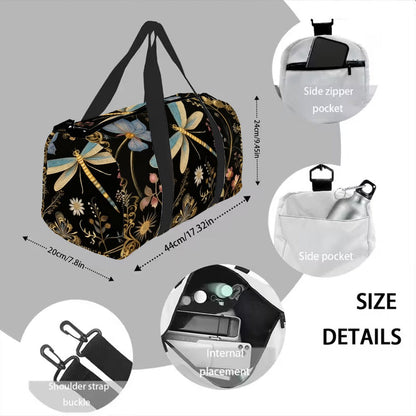 Gym Duffel Bag – Polyester, Large Capacity, Adjustable Strap, for Travel – detail view 9