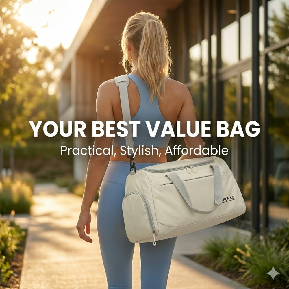 Gym Duffel Bag – Convertible, for Travel – detail view 12