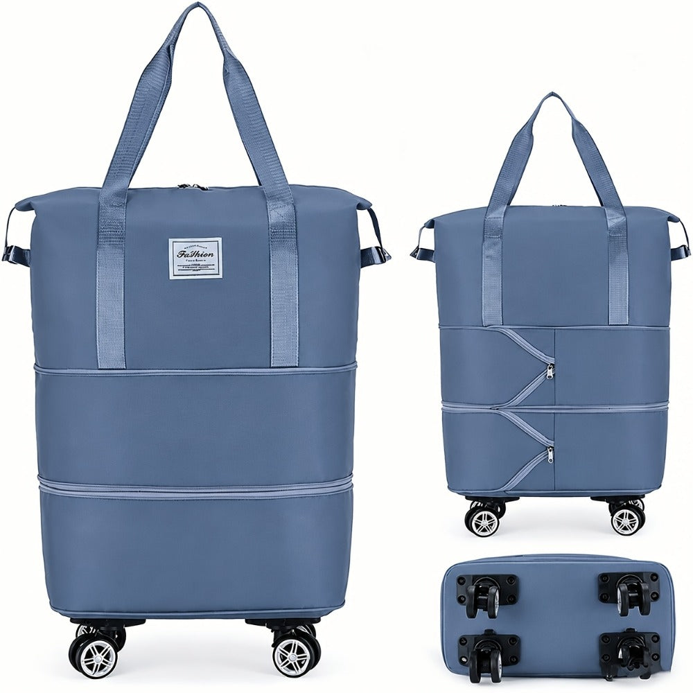 Gym Duffel Bag – Expandable, Spinner Wheels, for Travel – detail view 9