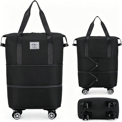 Gym Duffel Bag – Expandable, Spinner Wheels, for Travel – front view - product view 17