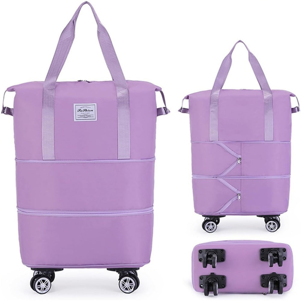 Gym Duffel Bag – Expandable, Spinner Wheels, for Travel – detail view 2