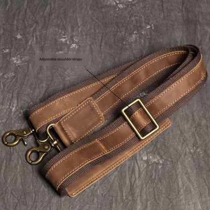 Gym Duffel Bag – Genuine Leather, Large Capacity, Multi-Pocket, for Travel & Work – detail view 23