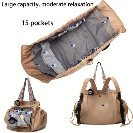 Gym Duffel Bag – Large Capacity, Expandable – front view