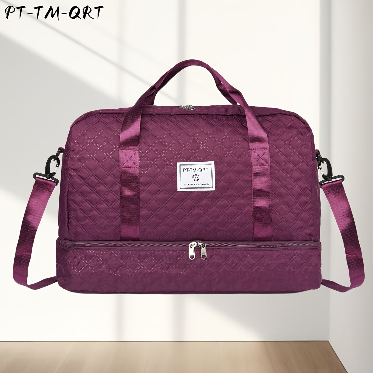 Gym Duffel Bag – 4 Colors, Large Capacity, for Travel & Work – front view - product view 14