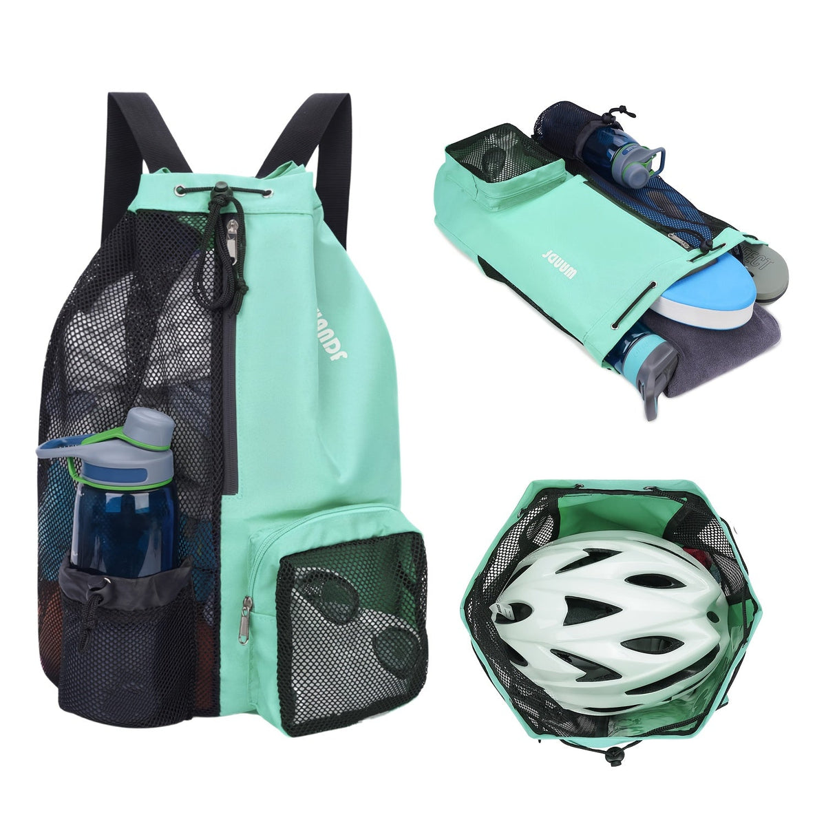 Gym Duffel Bag – Lightweight, Foldable – front view - product view 24