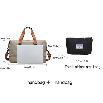 Gym Duffel Bag – Nylon, Large Capacity, Anti-Theft, for Travel – detail view 4