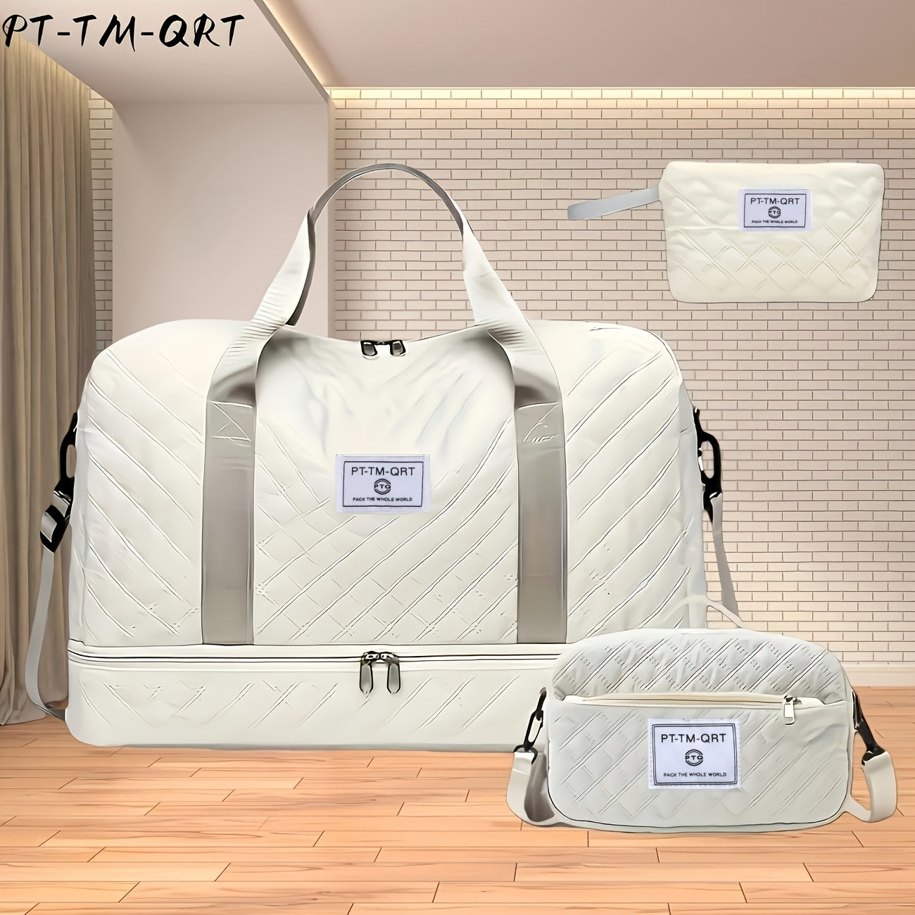 Gym Duffel Bag – 15 Colors, Nylon, Large Capacity, for Travel – alternate view