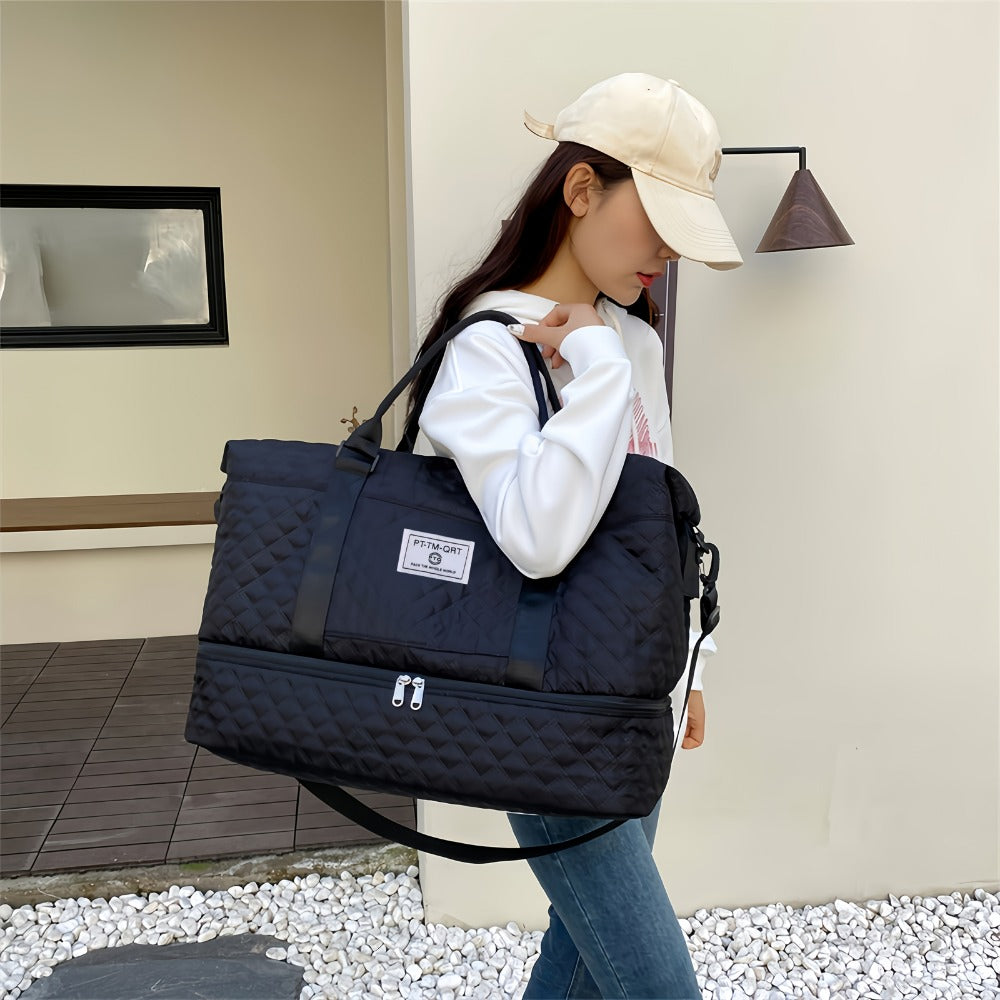 Gym Duffel Bag – 15 Colors, Nylon, Large Capacity, for Travel – detail view 22