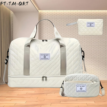 Gym Duffel Bag – 15 Colors, Nylon, Large Capacity, for Travel – front view