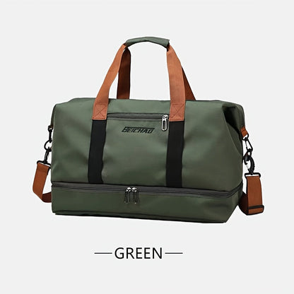 Gym Duffel Bag – 5 Colors, Nylon, Lightweight, for Travel – alternate view