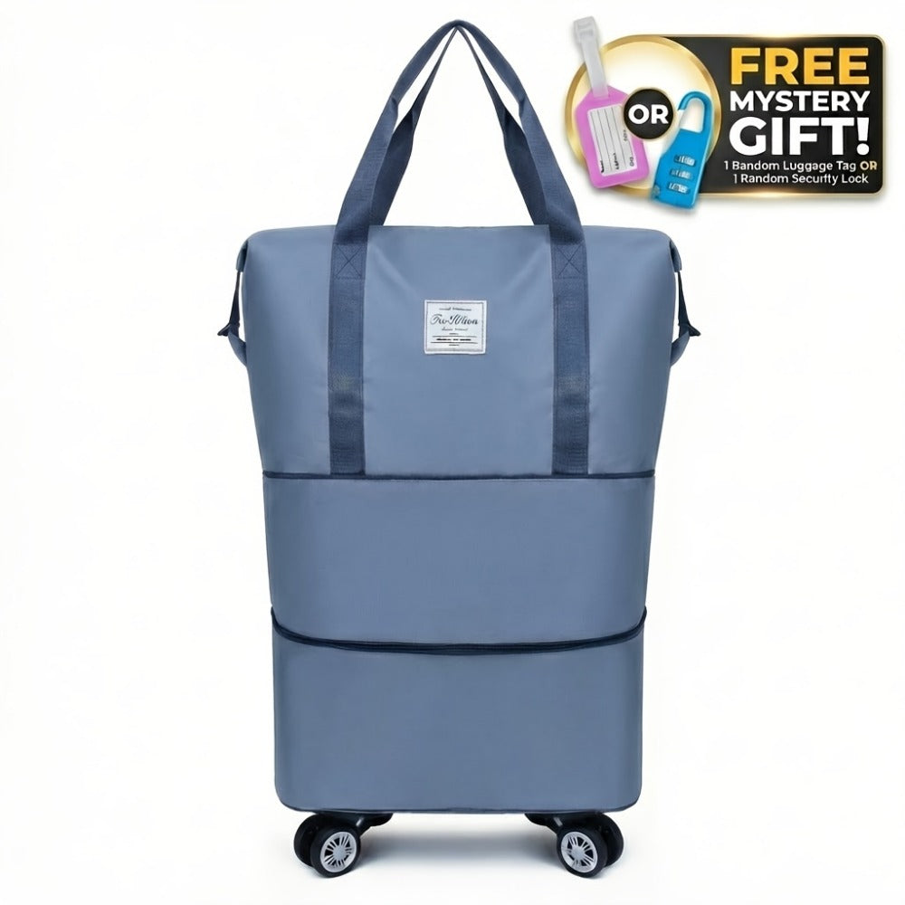 Gym Duffel Bag – Nylon, Spinner Wheels, Expandable, for Travel – detail view 16