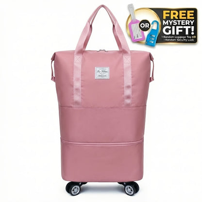 Gym Duffel Bag – Nylon, Spinner Wheels, Expandable, for Travel – detail view 18