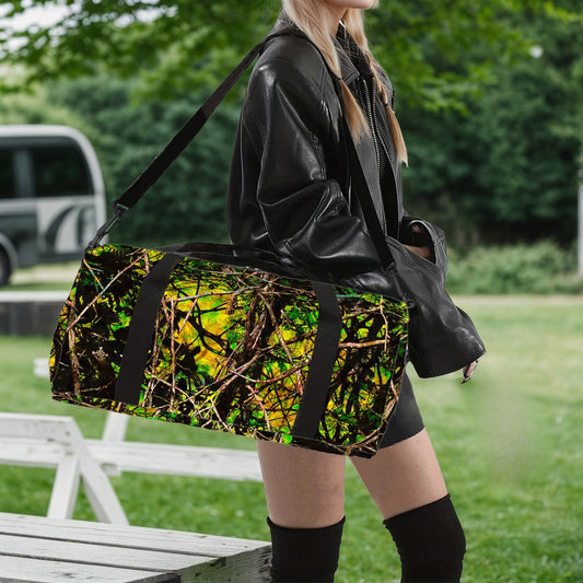 Gym Duffel Bag – Polyester, Adjustable Strap, for Travel – front view