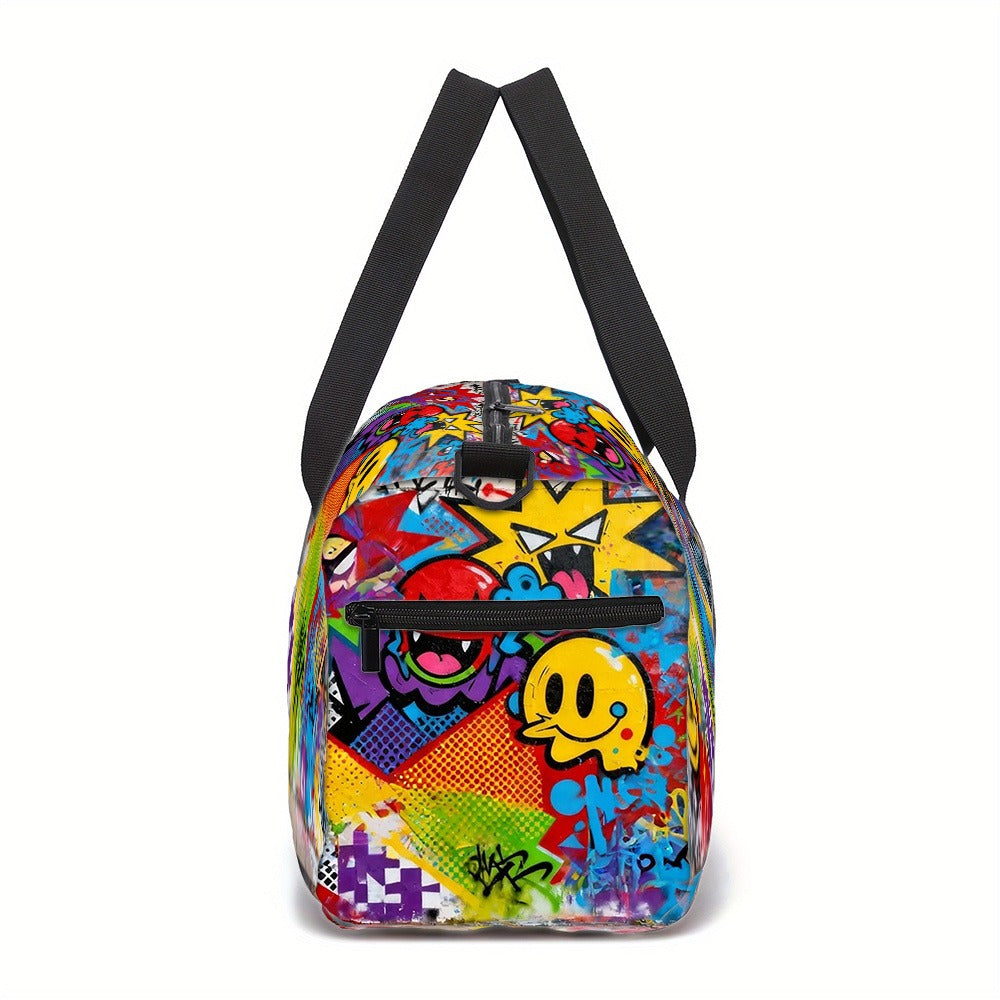Gym Duffel Bag – Polyester, Adjustable Strap, for Travel – detail view 5