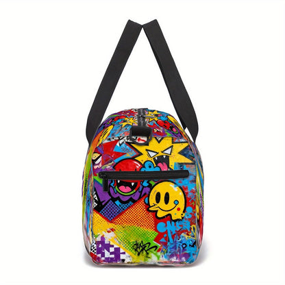 Gym Duffel Bag – Polyester, Adjustable Strap, for Travel – detail view 5