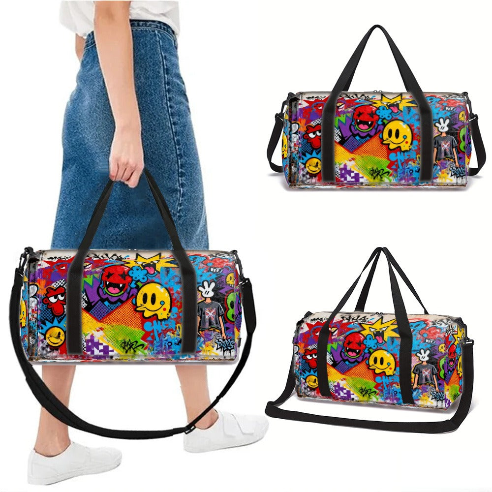 Gym Duffel Bag – Polyester, Adjustable Strap, for Travel – detail view 7