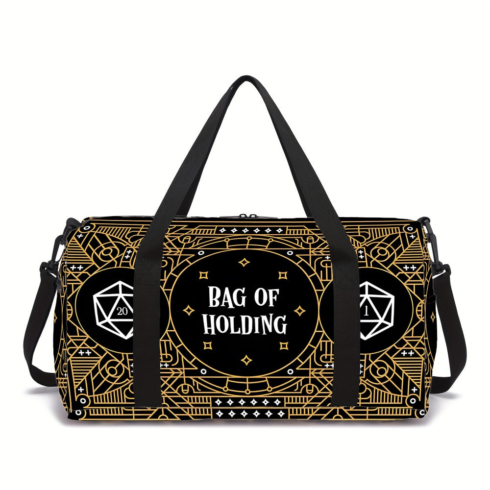 Gym Duffel Bag – Polyester, Large Capacity, for Travel – front view