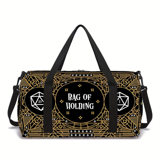 Gym Duffel Bag – Polyester, Large Capacity, for Travel – front view
