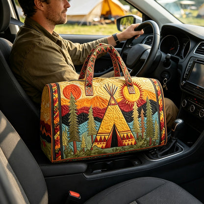 Gym Duffel Bag – Quilted, for Travel & Everyday Use – detail view 5