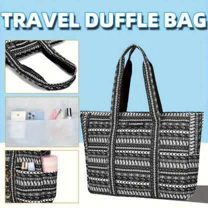 Gym Duffel Bag – for Travel, Sandproof Beach Large Zipper Pool – detail view 7