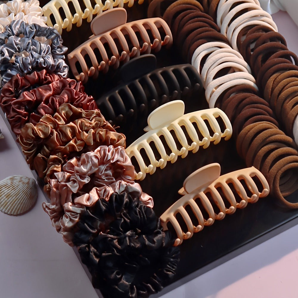 Hair Clips for Women - Accessories Set for 79PCS , Elastic Ties, Headbands & Ponytail Holders - product detail view 6