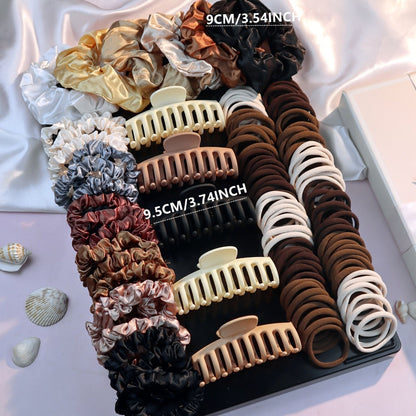 Hair Clips for Women - Accessories Set for 79PCS , Elastic Ties, Headbands & Ponytail Holders - product detail view 9