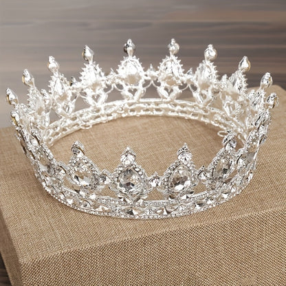 Hair Clips for Women - Rhinestone Crown Clip Set 2pcs - Luxury Princess Tiara Accessories for - product detail view 9