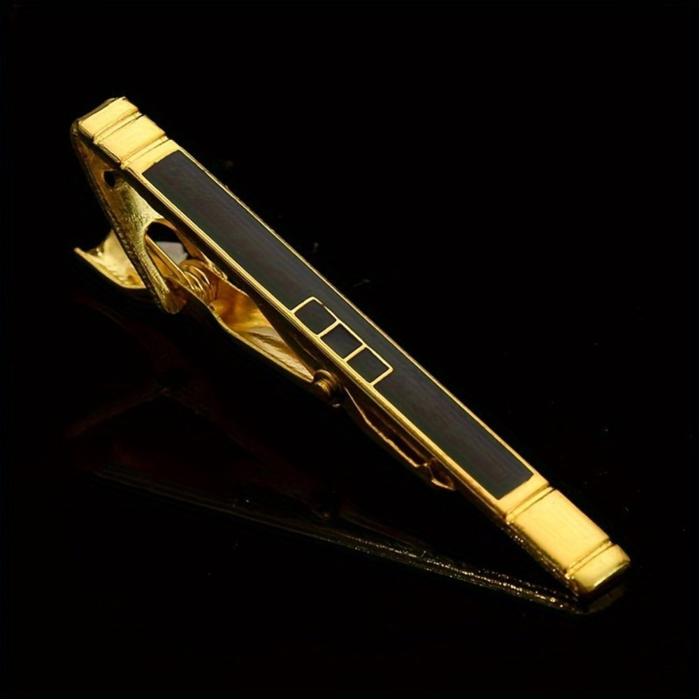 Hair Clips for Women - Tie Set 9pcs Men's Business Suit Accessories - Luxury Fashion Tie Bar Gift - product detail view 2