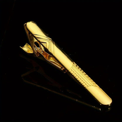 Hair Clips for Women - Tie Set 9pcs Men's Business Suit Accessories - Luxury Fashion Tie Bar Gift - product detail view 5