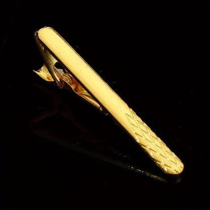 Hair Clips for Women - Tie Set 9pcs Men's Business Suit Accessories - Luxury Fashion Tie Bar Gift - product detail view 9