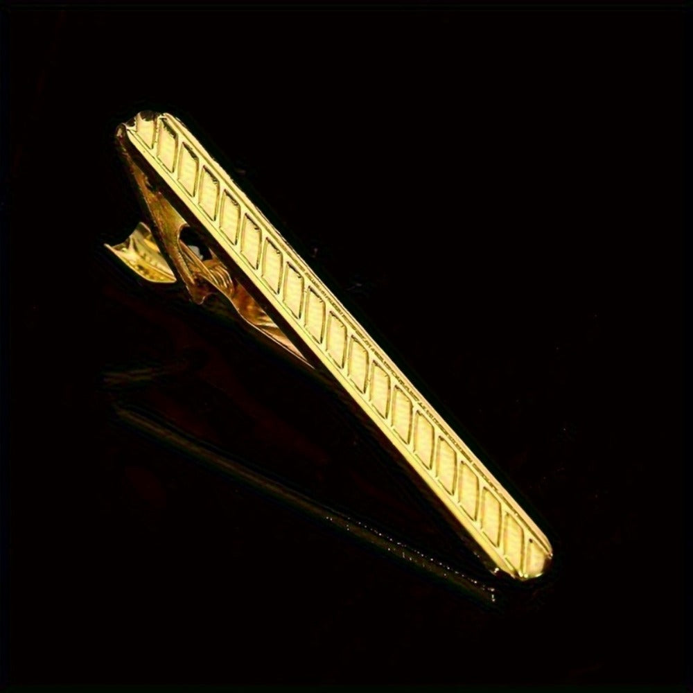 Hair Clips for Women - Tie Set 9pcs Men's Business Suit Accessories - Luxury Fashion Tie Bar Gift - product detail view 10