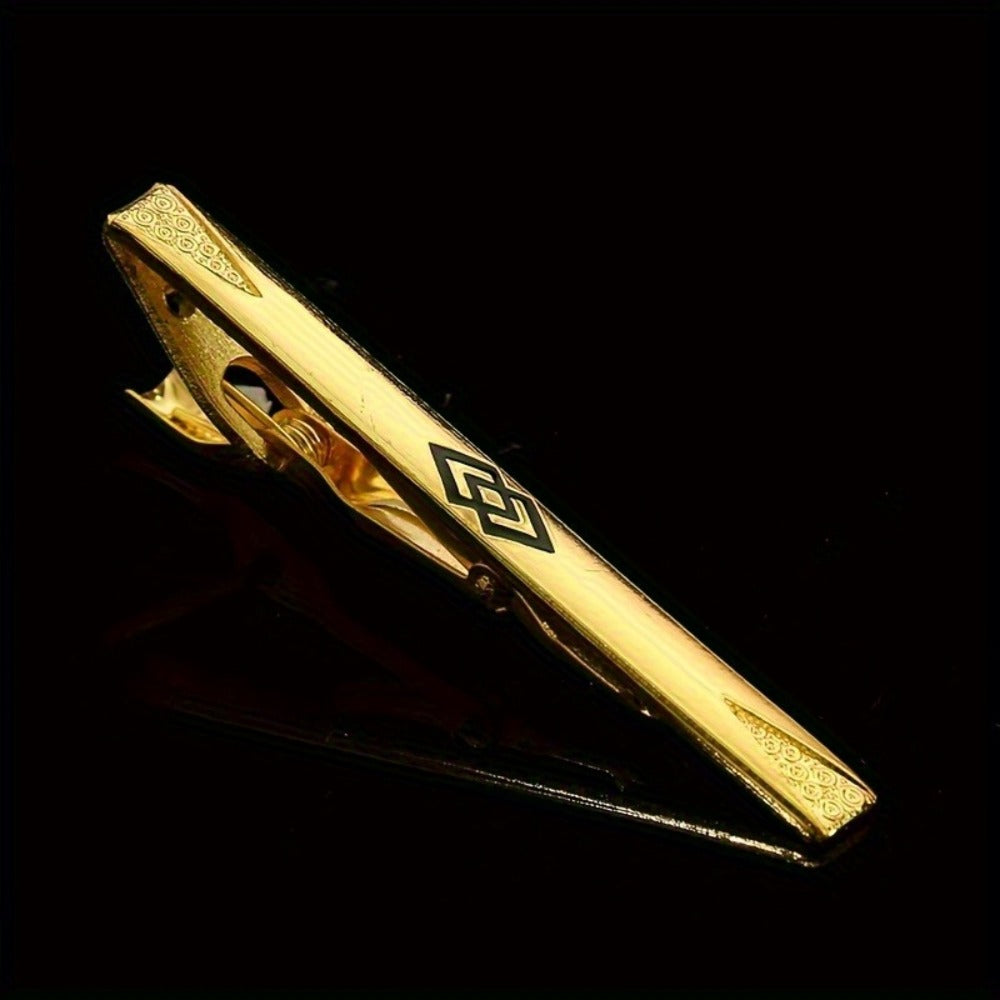 Hair Clips for Women - Tie Set 9pcs Men's Business Suit Accessories - Luxury Fashion Tie Bar Gift - product detail view 14