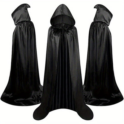 Halloween Costumes - Cape Cloak for Adults 59 Inch Gothic Death Costume Robe | Vampire Grim - product detail view 19
