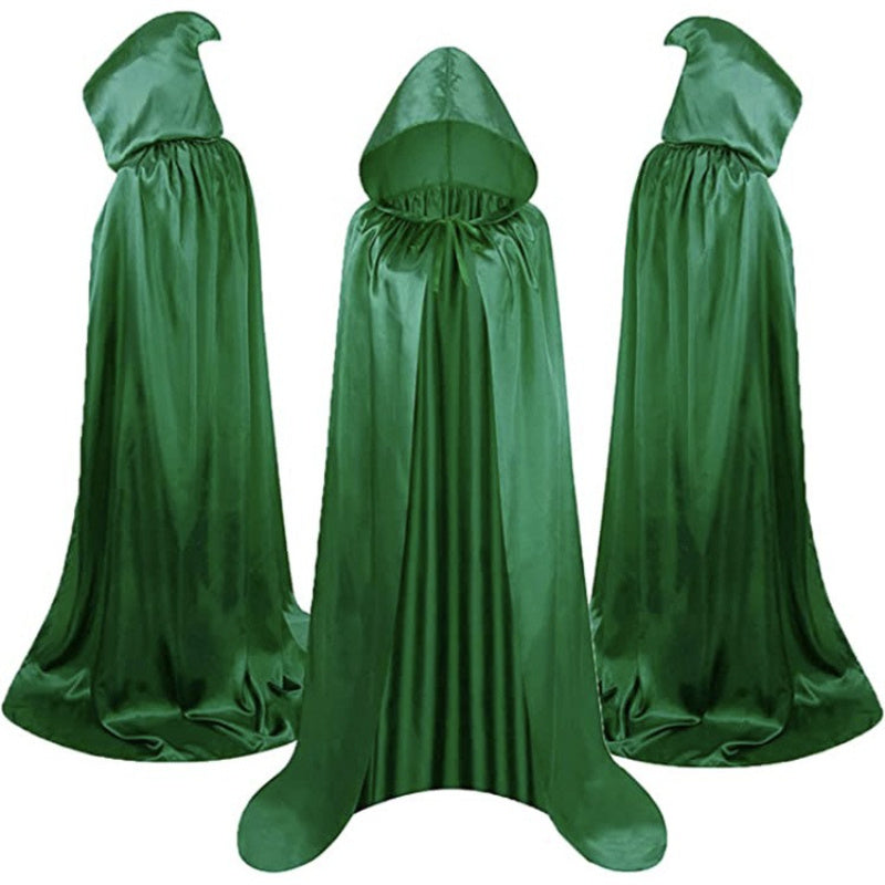 Halloween Costumes - Cape Cloak for Adults 59 Inch Gothic Death Costume Robe | Vampire Grim - product detail view 20