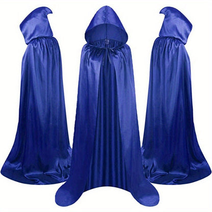 Halloween Costumes - Cape Cloak for Adults 59 Inch Gothic Death Costume Robe | Vampire Grim - product detail view 22